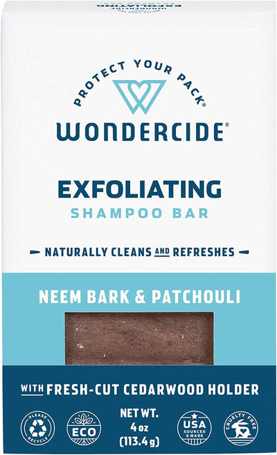 Wondercide Exfoliating Shampoo Bar-4 oz