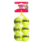 KONG Air Dog Squeaker Dog Toy Balls 1ea/6 pk, MD