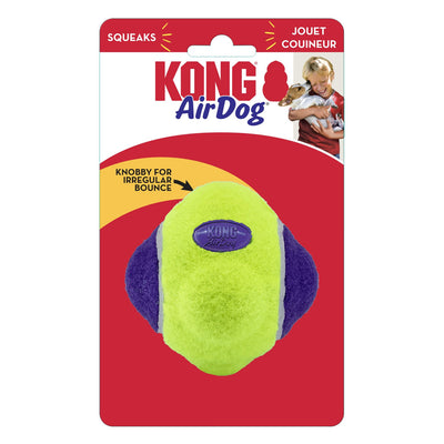 KONG Airdog Squeaker Knobby Ball Dog Toy 1ea/MD/LG