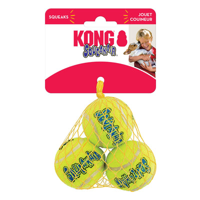 KONG Air Dog Squeaker Tennis Ball Dog Toy 1ea/3 pk, SM