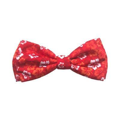 Red Hibiscus Bow Tie.