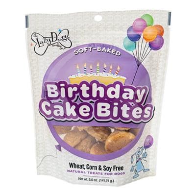 Birthday Cake Bites Dog Treats.