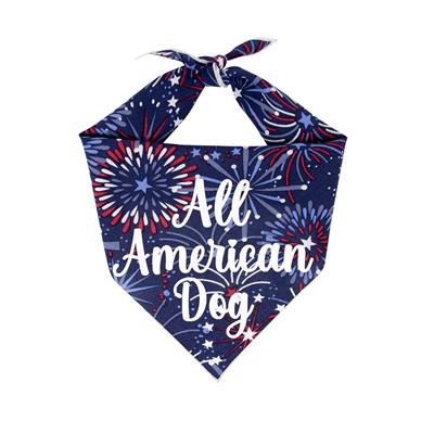 Patriotic All American Dog Bandana.
