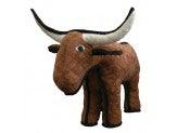 Tuffy Barn Yard Series Dog Toy Bull Brown