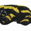 Tuffy Desert Series Dog Toy Phrog Black and Yellow Frog 8.2 in