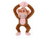 Mighty Angry Animals Durable Dog Toy Monkey 15 in