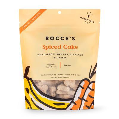 Bocce's Bakery Spiced Cake Biscuits Dog Treats, 12 oz.