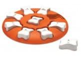 Nina Ottosson Smart Interactive Dog Toy Orange; White 10.63 in