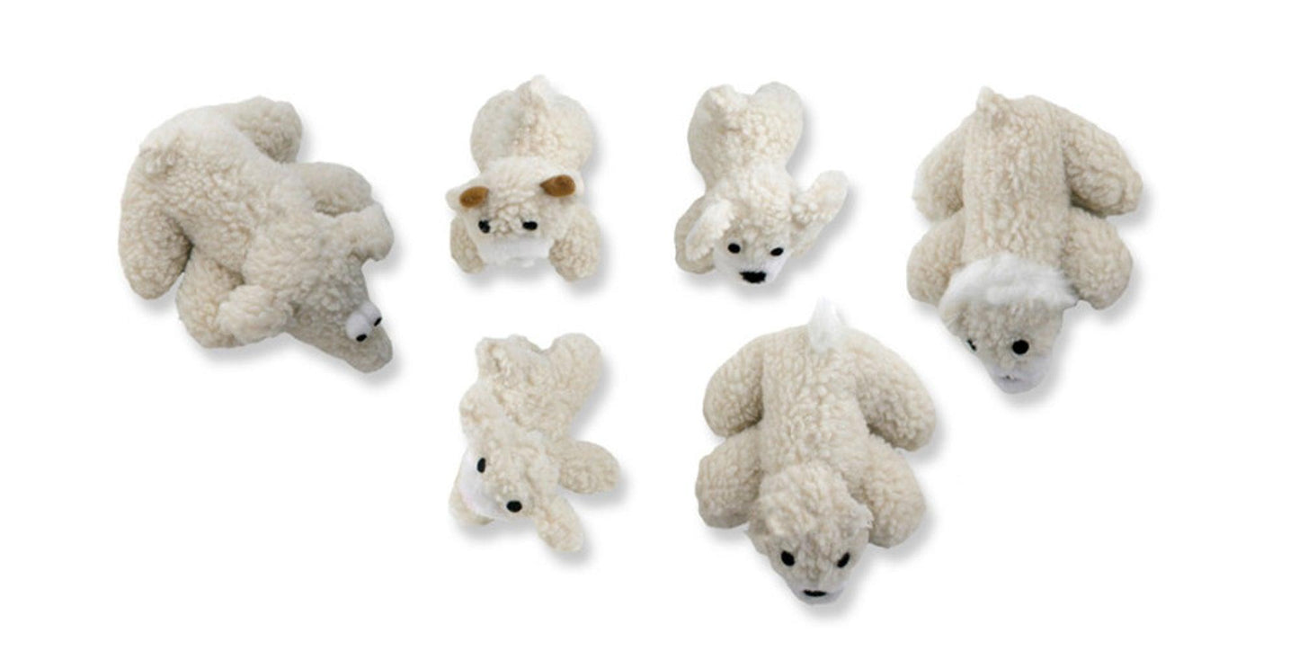 Mammoth Pet Products Lambswool Plush Dog Toys