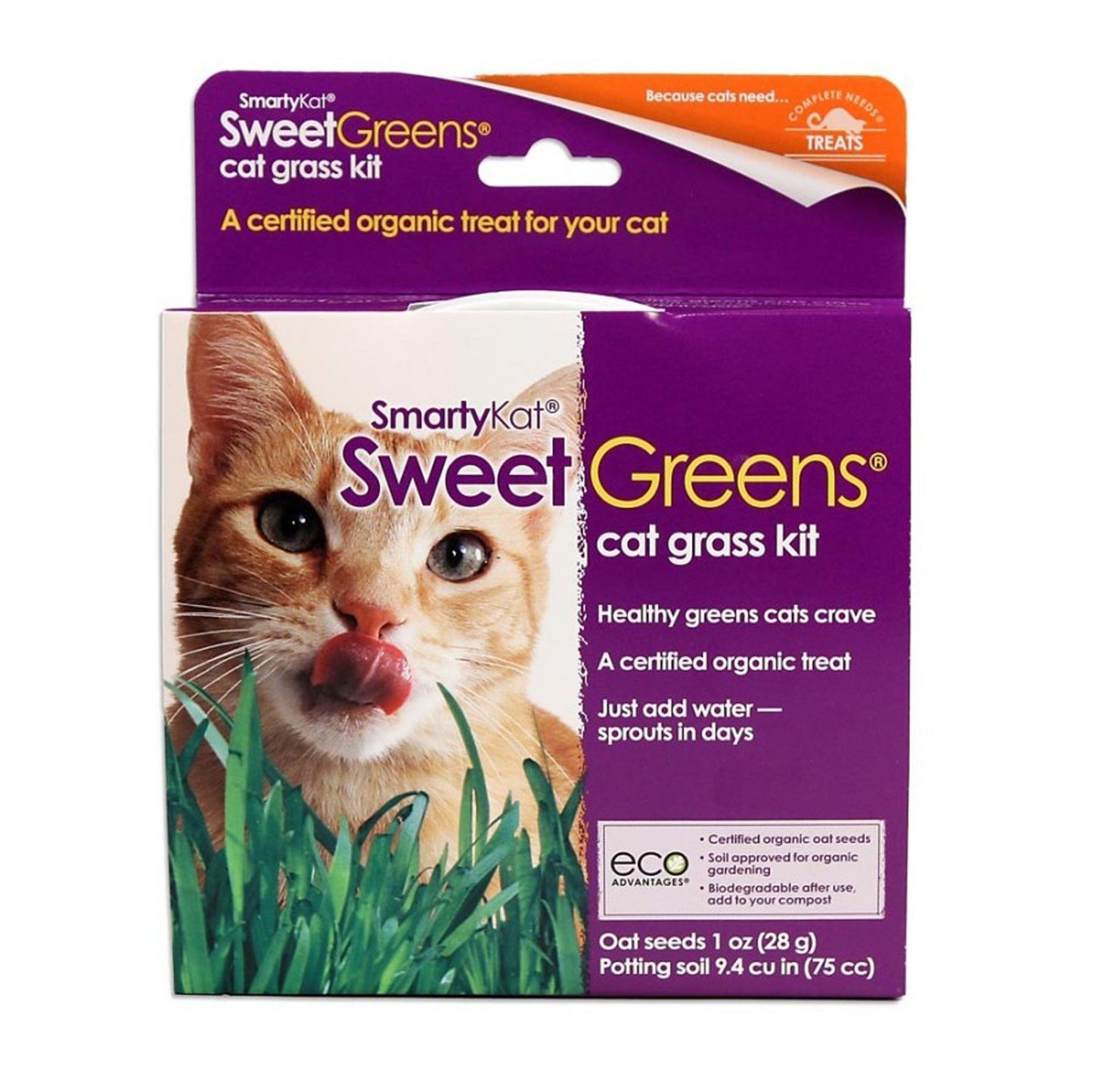 SmartyKat Sweet Greens Cat Grass Kit 1 oz
