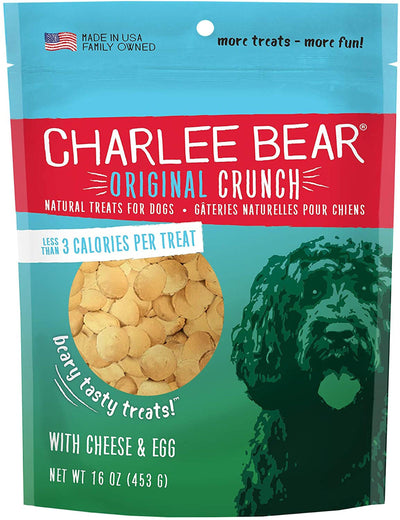 Charlee Bear Dog Cheese and Egg Treat 16Oz