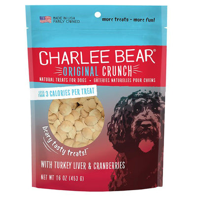 Charlee Bear Dog Turkey Liver and Cranberry Treat 16Oz