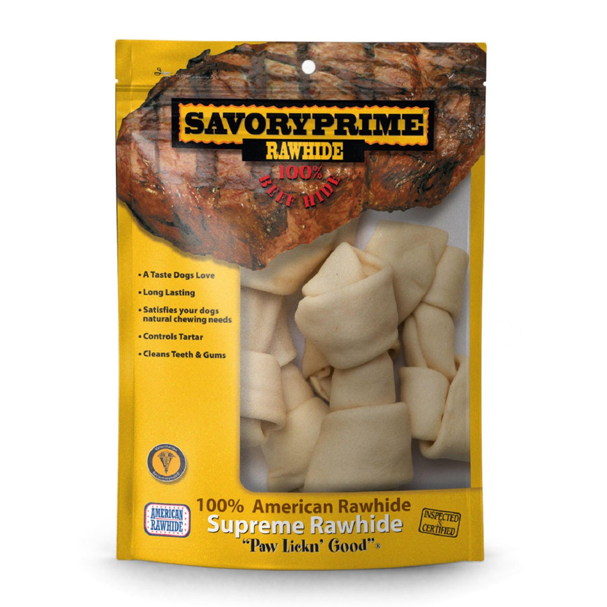 Savory Prime Bone Value Pack White 6-7 in 6 Count