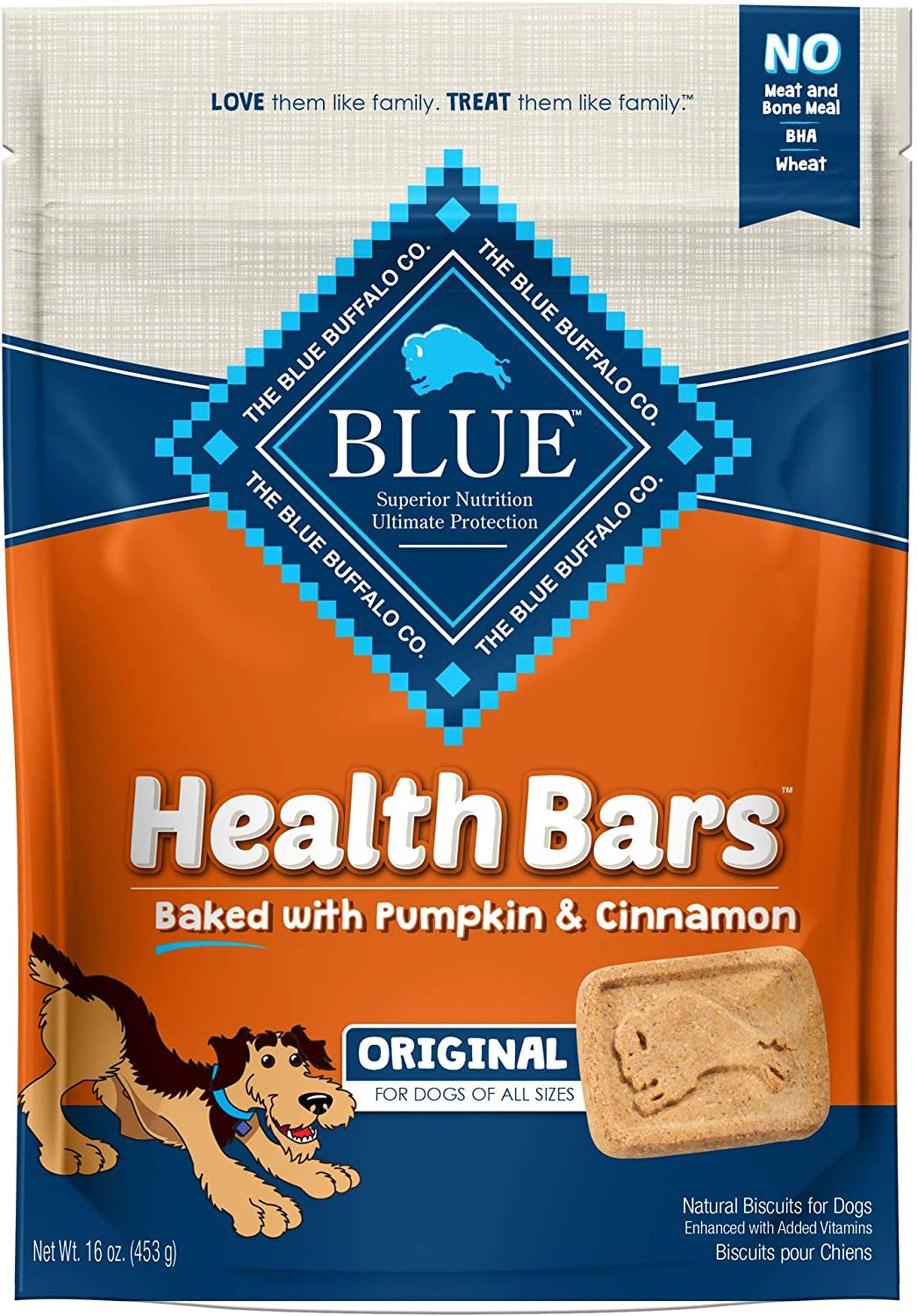 Blue Buffalo Health Bar Pumpkin Cinamon 16oz.