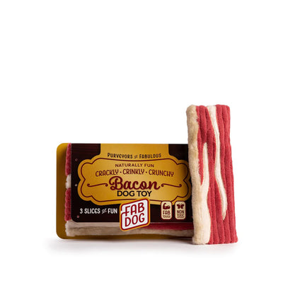 Fabdog Dog Packaged Bacon 3 Pack