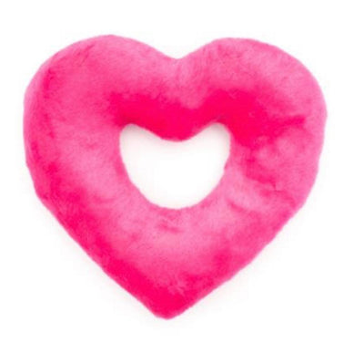 Heart-Shaped Donut Plush Dog Toy.