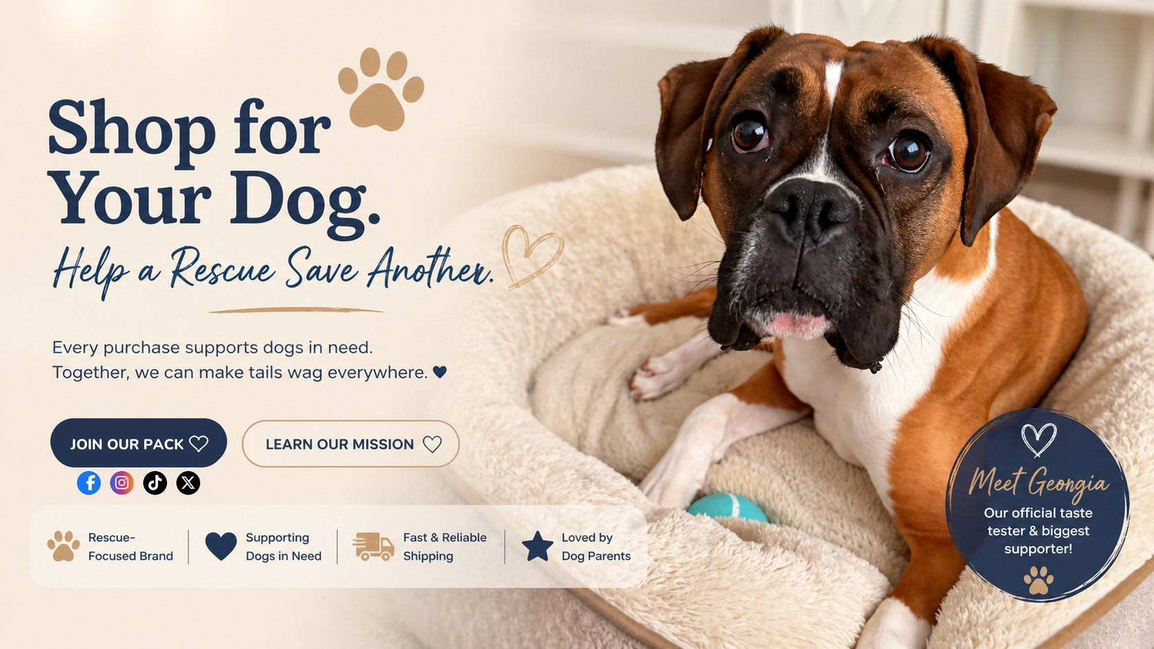 Bark and Beyond - Shop for your dog. Help a rescue save another.